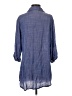 Dotti 100% Rayon Blue 3/4 Sleeve Button-Down Shirt Size S - photo 2