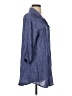 Dotti 100% Rayon Blue 3/4 Sleeve Button-Down Shirt Size S - photo 4