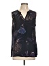 Lila Rose 100% Polyester Black Sleeveless Blouse Size L - photo 1