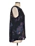 Lila Rose 100% Polyester Black Sleeveless Blouse Size L - photo 4
