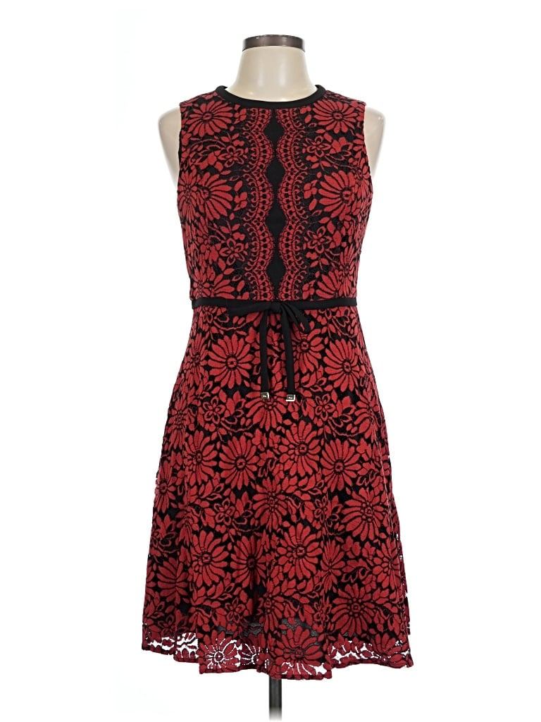 Pre-owned Tommy Hilfiger Cocktail Dress In Red
