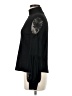 Shein Black Long Sleeve Blouse Size 6 - photo 5