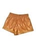 Alden Adair 100% Polyester Metallic Gold Athletic Shorts Size S - photo 1