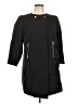 Lafayette 148 New York 100% Polyester Black Coat Size 12 - photo 1
