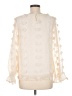Böhme 100% Polyester Ivory Long Sleeve Blouse Size M - photo 2