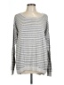 Gap Stripes Silver Pullover Sweater Size L (tall) - photo 1