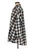 Boohoo Plaid Gray Long Sleeve Button-Down Shirt Size 8 - photo 5