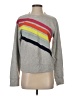 Evereve Color Block Gray Sweatshirt Size XS - photo 1