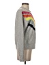 Evereve Color Block Gray Sweatshirt Size XS - photo 4