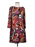 Maeve 100% Polyester Paisley Gray Casual Dress Size S - photo 1
