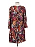 Maeve 100% Polyester Paisley Gray Casual Dress Size S - photo 2