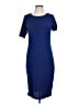 Lularoe Solid Blue Casual Dress Size L - photo 1