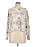 Lucky Brand Print Tan Pullover Sweater Size M - photo 1