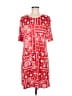 Ruby Rd. Print Red Casual Dress Size M - photo 1