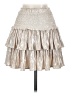 Reset Metallic Silver Casual Skirt Size S - photo 2
