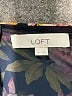 Ann Taylor LOFT 100% Polyester Floral Black Yellow Sleeveless Blouse Size M - photo 7