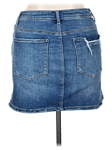 Risen Denim Skirt (view 2)