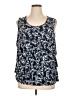 Westport 1962 Blue Sleeveless Blouse Size 1X - photo 1