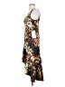 Xscape Animal Print Brown Cocktail Dress Size 4 - photo 5