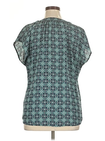 Roz & Ali Short Sleeve Blouse (view 2)