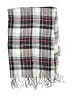 Unbranded Plaid Gray Ivory Scarf One size - photo 2