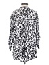 Entro Animal Print Silver 3/4 Sleeve Blouse Size M - photo 2