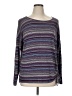 Lee Stripes Purple Pullover Sweater Size 1X - photo 1