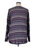 Lee Stripes Purple Pullover Sweater Size 1X - photo 2