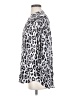Entro Animal Print Silver 3/4 Sleeve Blouse Size M - photo 5