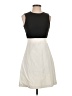 Theory Color Block Ivory Cocktail Dress Size 2 - photo 1
