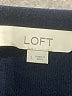 Ann Taylor LOFT 100% Cotton Stripes Black Pullover Sweater Size L - photo 7