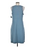 Eddie Bauer Solid Blue Casual Dress Size M (tall) - photo 2