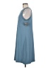 Eddie Bauer Solid Blue Casual Dress Size M (tall) - photo 5