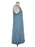 Eddie Bauer Solid Blue Casual Dress Size M (tall) - photo 4