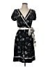 BCBGMAXAZRIA Graphic Black Cocktail Dress Size L - photo 1