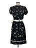 BCBGMAXAZRIA Graphic Black Cocktail Dress Size L - photo 2
