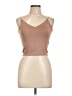 Unbranded Tan Sleeveless Top Size L - photo 1