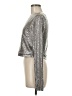 Caramela 100% Polyester Metallic Silver Long Sleeve Top Size M - photo 5