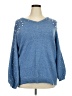 Roaman's Blue Pullover Sweater Size 18 (L) - photo 1
