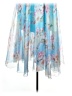 Chic Wish 100% Polyester Floral Blue Formal Skirt Size XS - photo 2