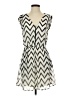 Guess 100% Polyester Chevron-herringbone Ivory Casual Dress Size S - photo 1