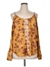 Rewind Yellow Long Sleeve Blouse Size XL - photo 1