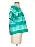 Banjanan Tie-dye Teal Short Sleeve Blouse Size XS (estimated) - photo 4