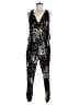 Peyton Jensen Metallic Black Jumpsuit Size M - photo 1