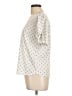 Colette Ivory Short Sleeve Blouse Size L - photo 5