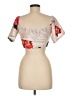 ChicMe Ivory Short Sleeve Blouse Size M - photo 2