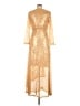 Unbranded 100% Polyester Gold Cocktail Dress Size M - photo 2