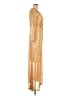Unbranded 100% Polyester Gold Cocktail Dress Size M - photo 4