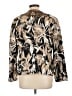 Chico's 100% Polyester Print Gold Jacket Size Lg (2) - photo 2