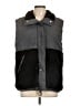 Unbranded 100% Polyester Gray Faux Fur Vest Size L - photo 1